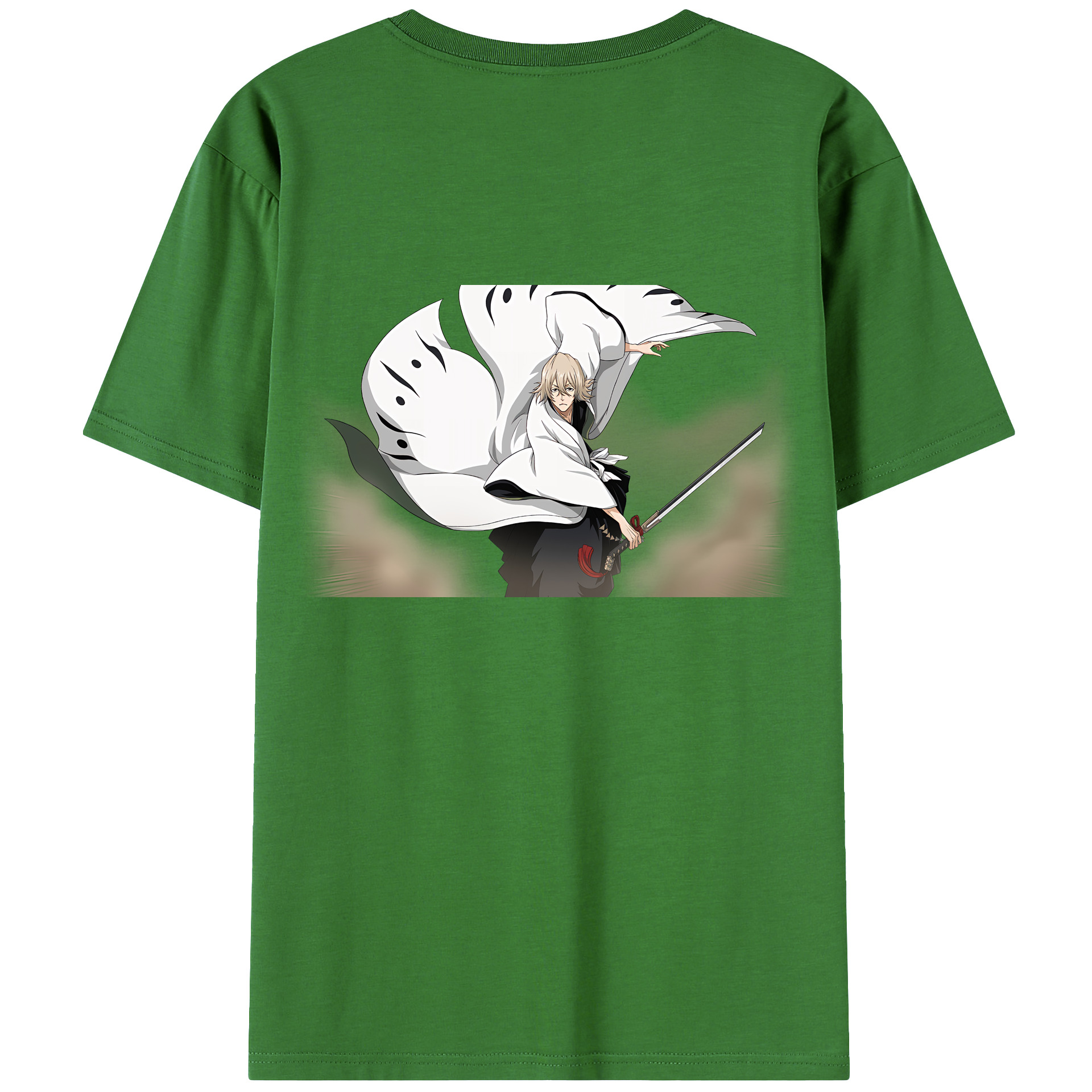 （画像用） "ブリーチ 浦原 喜助（うらはら きすけ） BLEACH Urahara Kisuke " レディース半袖Tシャツ(バックプリント)